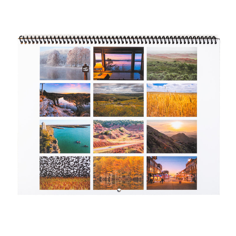 Oklahoma Today 2025 Scenic Oklahoma Calendar