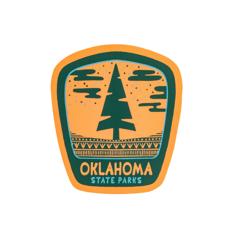 Oklahoma State Park Scenery Sticker